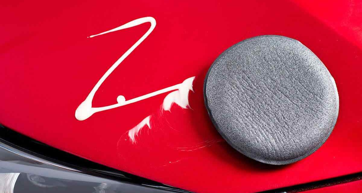 Odstranění škrábanců na laku auta